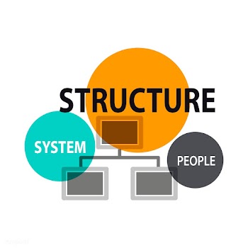 Illustration of business team structure | Free stock vector - 394407