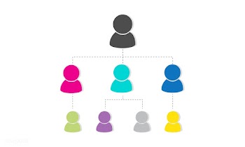 Illustration of business team structure | Free stock vector - 394804