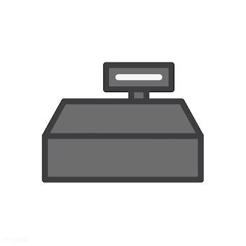 Illustration of cashier machine icon | Free stock vector - 77230