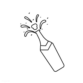Illustration of champagne bottle icon | Free stock vector - 266626