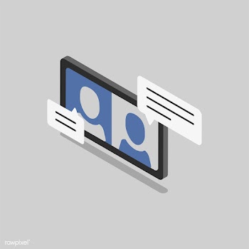 Illustration of chat room | Free stock vector - 393457