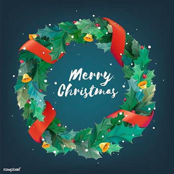 Illustration of Christmas wreath icon | Free stock vector - 295227