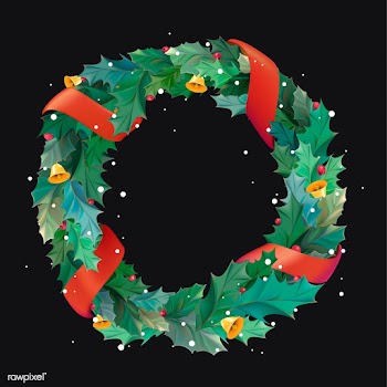 Illustration of Christmas wreath icon | Free stock vector - 295234