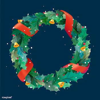 Illustration of Christmas wreath icon | Free stock vector - 295238