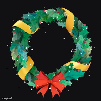 Illustration of Christmas wreath icon | Free stock vector - 295256