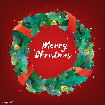 Illustration of Christmas wreath icon | Free stock vector - 295274