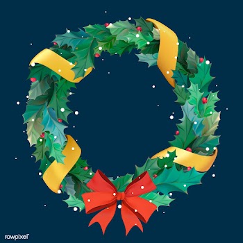 Illustration of Christmas wreath icon | Free stock vector - 295279