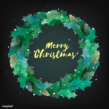 Illustration of Christmas wreath icon | Free stock vector - 295296