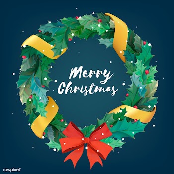 Illustration of Christmas wreath icon | Free stock vector - 295303