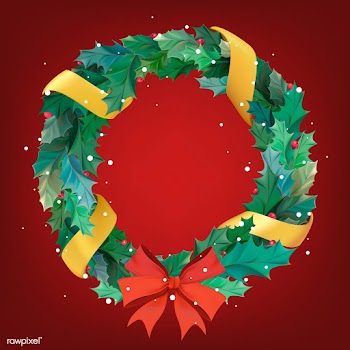 Illustration of Christmas wreath icon | Free stock vector - 295306