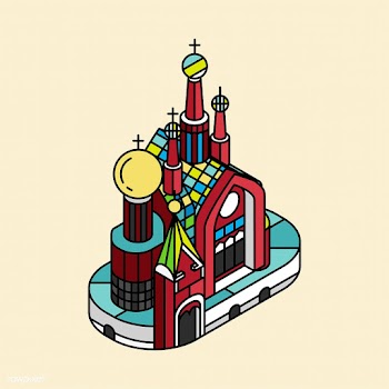 Illustration of Church of the Savior on Blood.. | Free stock vector - 380518