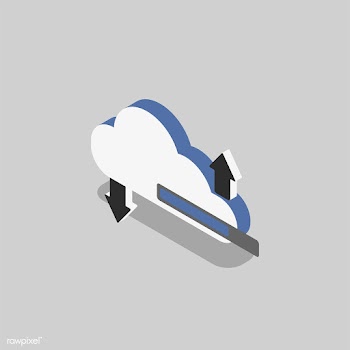 Illustration of cloud with the concept of clo.. | Free stock vector - 393386
