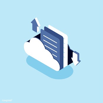 Illustration of cloud with the concept of clo.. | Free stock vector - 393490