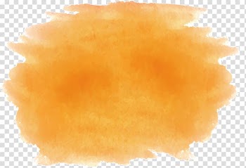 Illustration of color orange, Watercolor painting Paintbrush, Orange watercolor brush transparent background PNG clipart