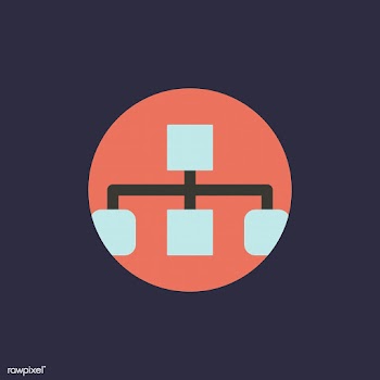 Illustration of company organization | Free stock vector - 44206