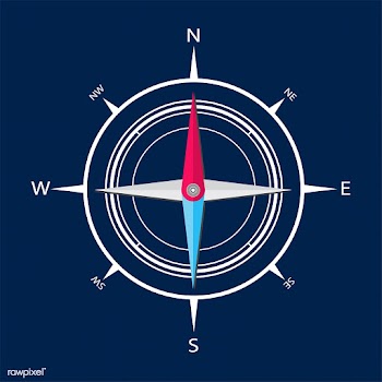 Illustration of compass | Free stock vector - 394504