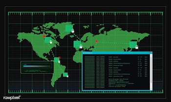 Illustration of computer hacking code | Free stock vector - 395240