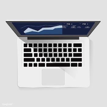 Illustration of computer laptop isolated | Free stock vector - 389863