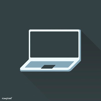Illustration of computer laptop isolated | Free stock vector - 393403