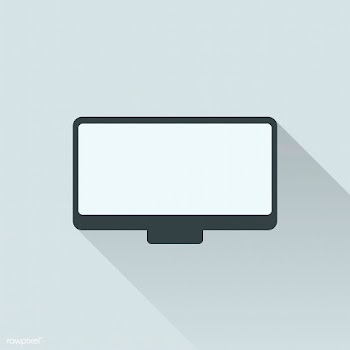Illustration of computer screen isolated | Free stock vector - 393387