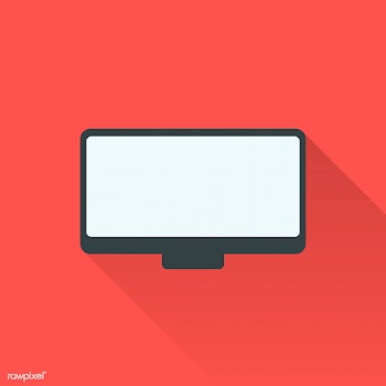 Illustration of computer screen isolated | Free stock vector - 393410