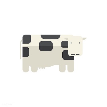 Illustration of cow | Free stock vector - 394739