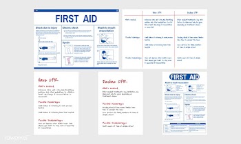 Illustration of CPR emergency rescue | Free stock vector - 395037