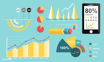 Illustration of data analysis graph | Free stock vector - 394190