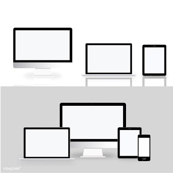 Illustration of digital devices isolated | Free stock vector - 388801