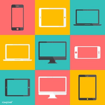 Illustration of digital devices isolated | Free stock vector - 388819