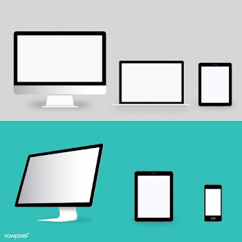 Illustration of digital devices isolated | Free stock vector - 388880
