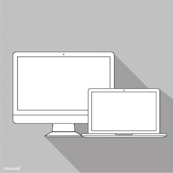 Illustration of digital devices isolated | Free stock vector - 388911