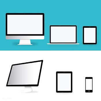 Illustration of digital devices isolated | Free stock vector - 389030
