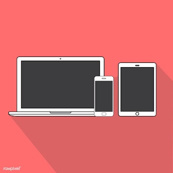 Illustration of digital devices isolated | Free stock vector - 389037