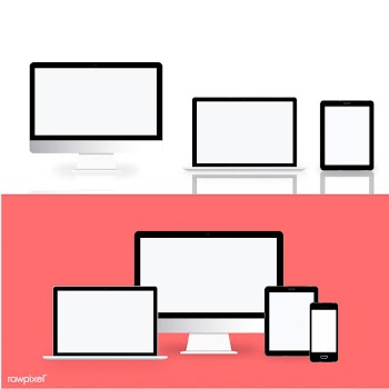 Illustration of digital devices isolated | Free stock vector - 389158