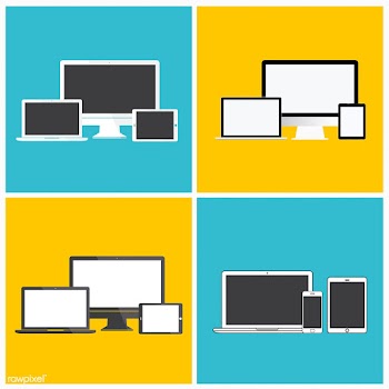 Illustration of digital devices isolated | Free stock vector - 390050