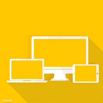 Illustration of digital devices isolated | Free stock vector - 390087