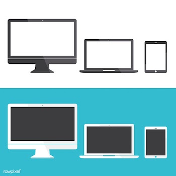 Illustration of digital devices isolated | Free stock vector - 390137
