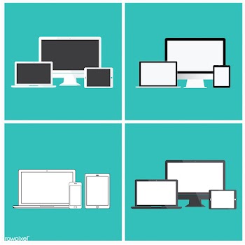 Illustration of digital devices isolated | Free stock vector - 390140