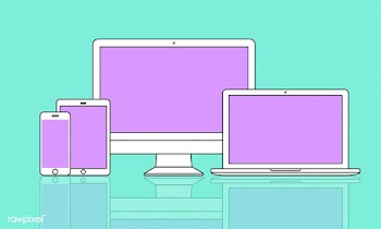 Illustration of digital devices isolated | Free stock vector - 390241