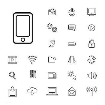 Illustration of digital devices technology ic.. | Free stock vector - 389063