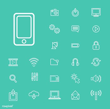 Illustration of digital devices technology ic.. | Free stock vector - 389094