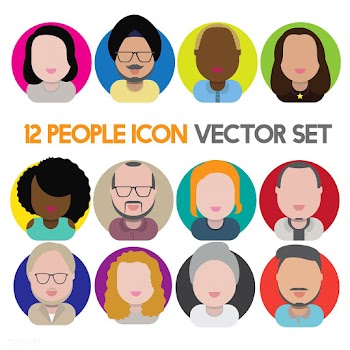 Illustration of diverse people | Free stock vector - 389363