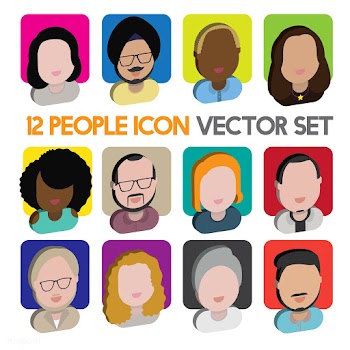 Illustration of diverse people | Free stock vector - 389366