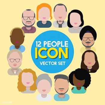 Illustration of diverse people | Free stock vector - 389489