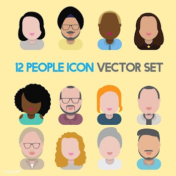 Illustration of diverse people | Free stock vector - 389580