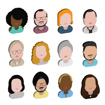 Illustration of diverse people | Free stock vector - 389700