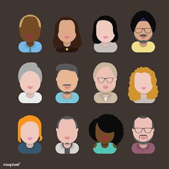 Illustration of diverse people | Free stock vector - 389766