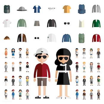 Illustration of diverse people | Free stock vector - 390074