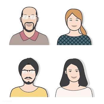 Illustration of diverse people | Free stock vector - 395217